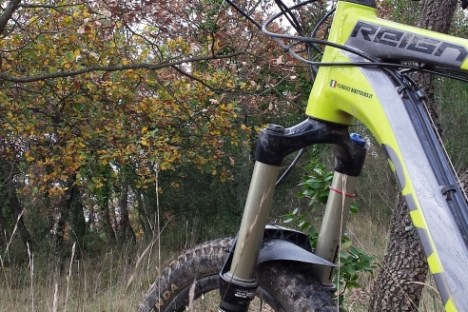 mountain bike close up